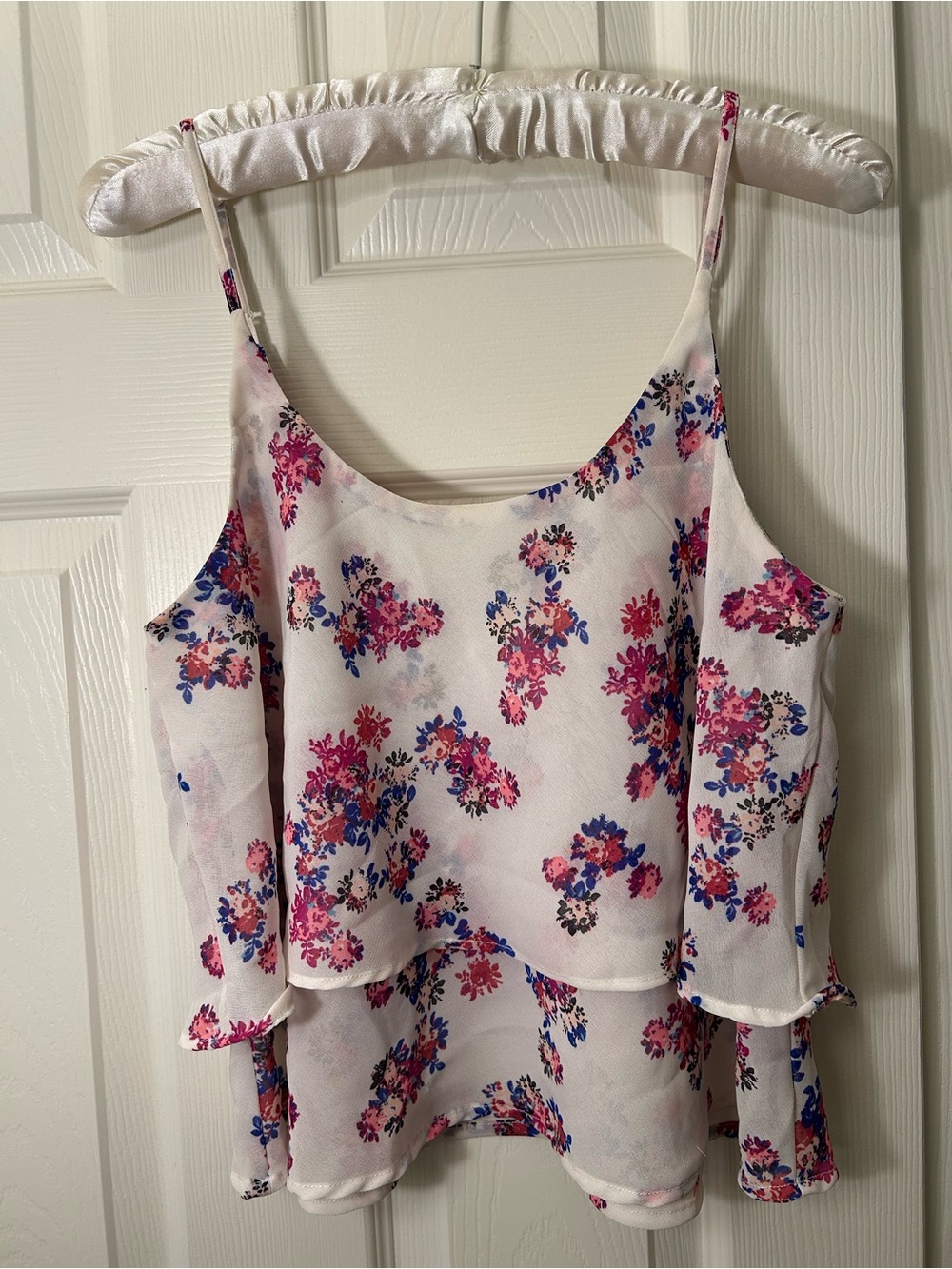 Charlotte Russe Flowy Floral Tank